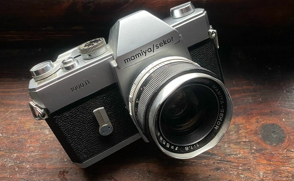 Японський антикварний плівковий фотоапарат Mamiya