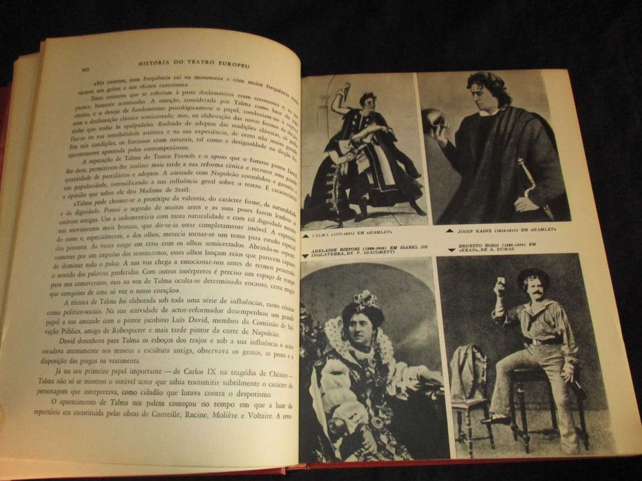 Livros História do Teatro Europeu Prelo 1960