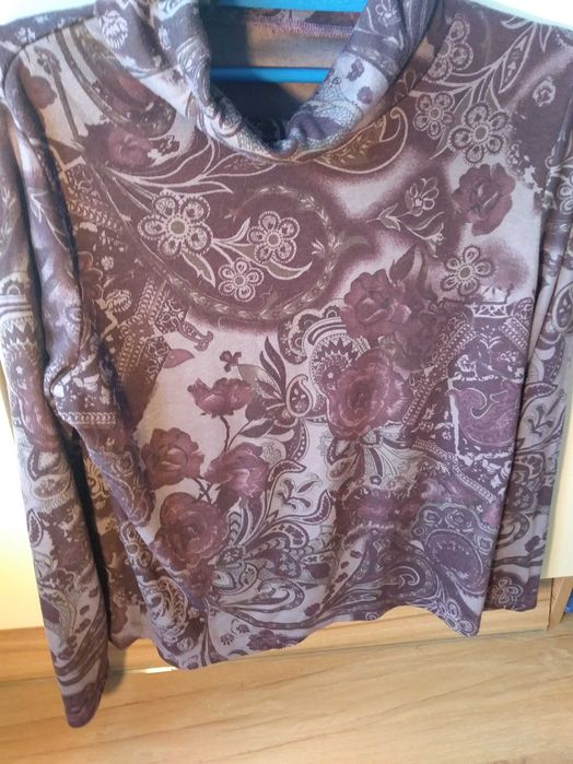 golf c. fiolet we wzory