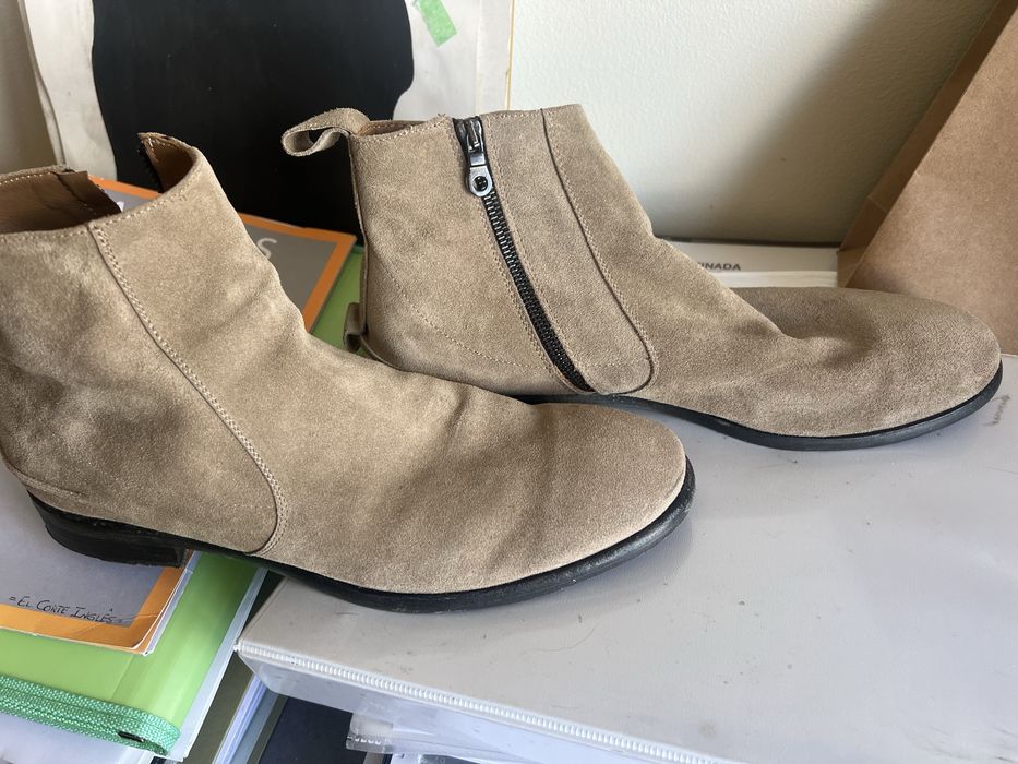 Botins Homem em Couro