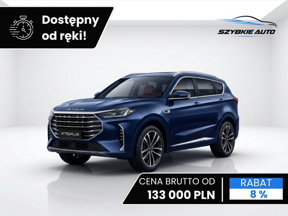 Jetour X70 Plus etour X70 Plus 1.6T | 197 KM | 7DCT | 7-Miejscowy | Salon PL |
