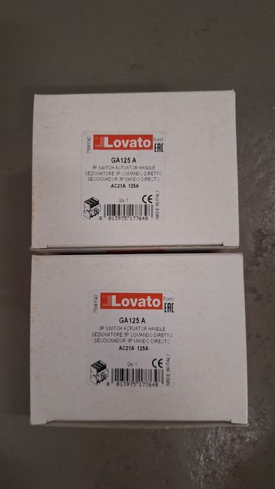 Inversor manual Lovato 4P 125A – kit completo