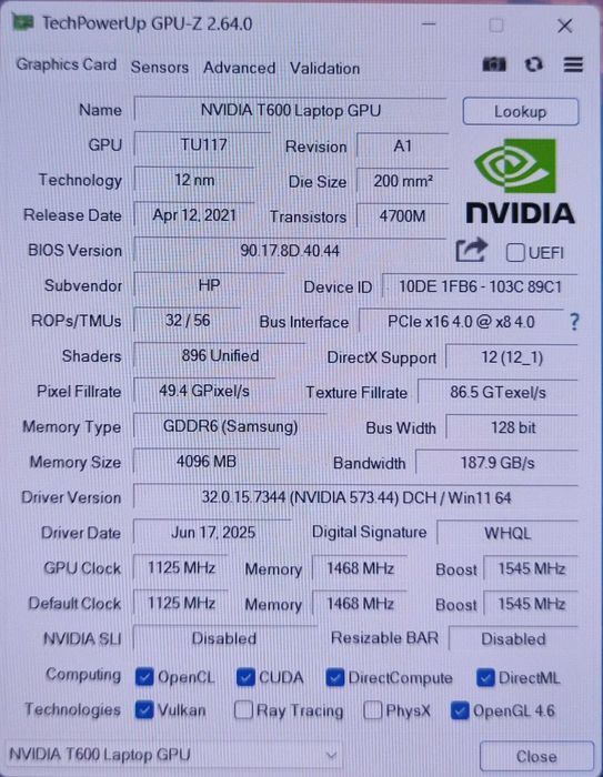 Ноутбук HP ZBOOK POWER G9 15,6" IPS I5-12600H/DDR5 16Gb/SSD/nVidia