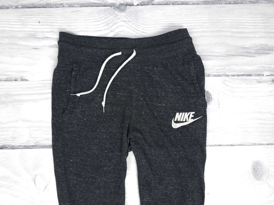 NIKE Gym Damskie Dresy Spodnie Dresowe Bawełniane S