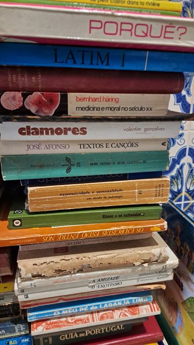 Diversos livros de vários estilos 1 euro cada