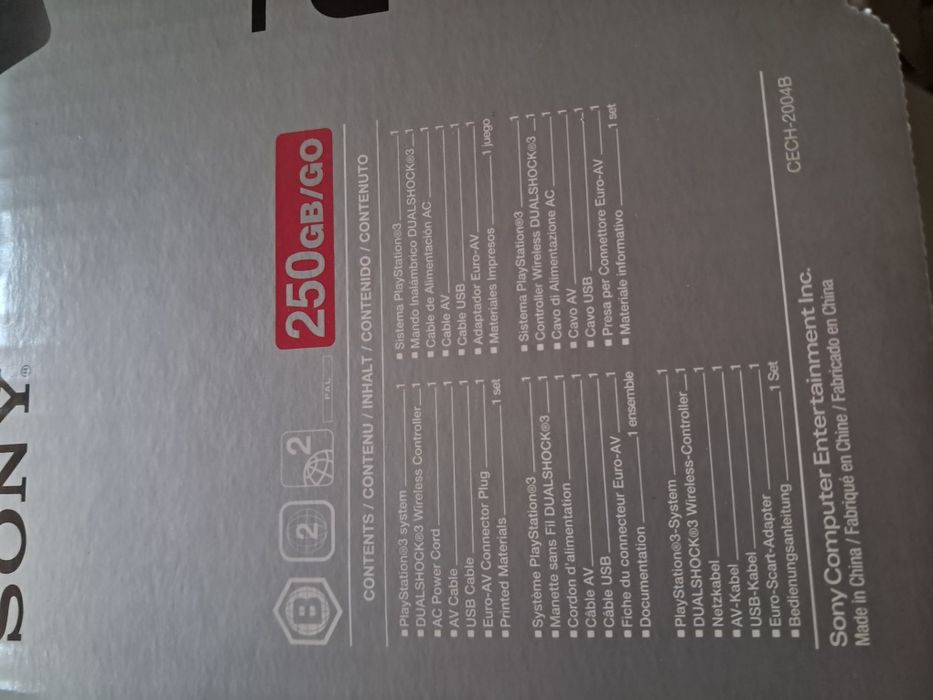 Playstation 3 na caixa + jogos