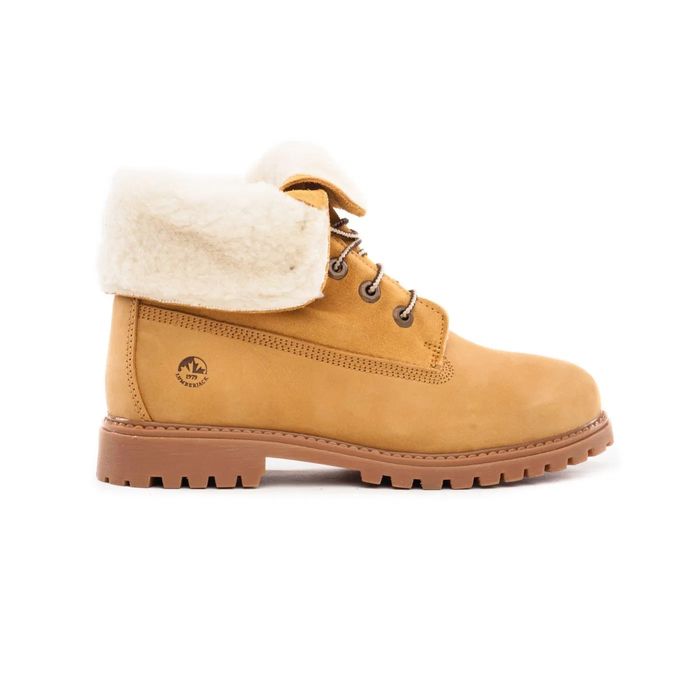 Нубуковые Женские Ботинки Timberland Linden Woods Wp Fleece Wheat Nubu