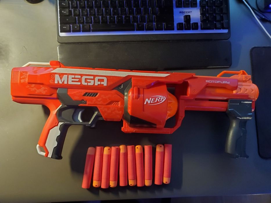 Nerf N-Strike Mega RotoFury- stan Bardzo Dobry