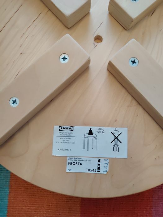 Conjunto de 3 bancos IKEA FROSTA
