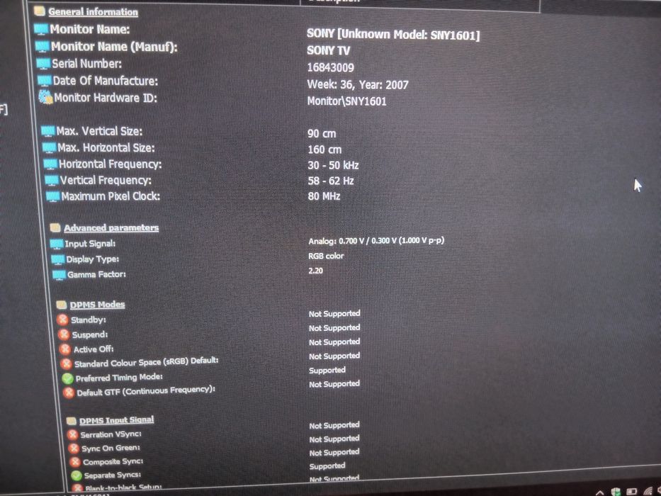 Telewizor 32 cali sony bravia KDL-32P3000