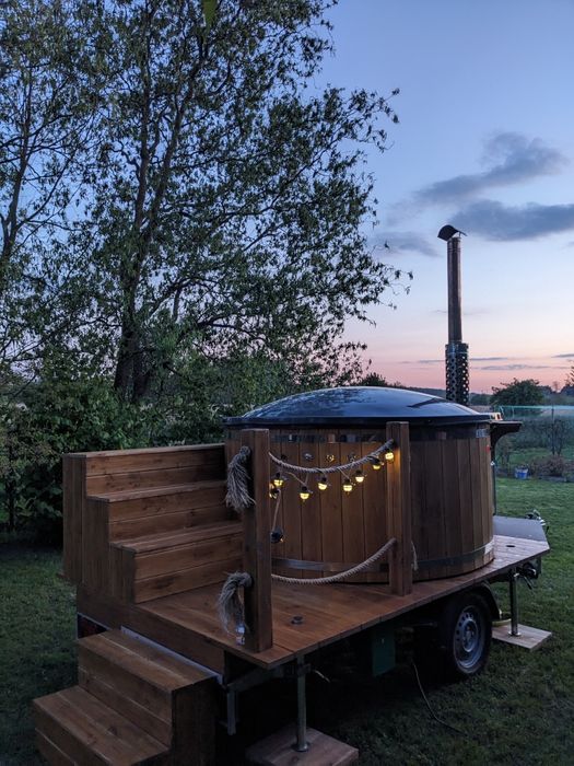Mobilna balia ogrodowa, Jacuzzi, Domowe Spa, Ruska bania