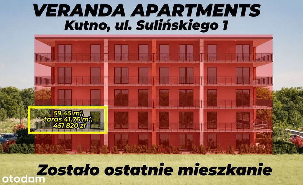 Nowoczesne 3-pokojowe mieszkanie z tarasem bezpośrednio od dewelopera