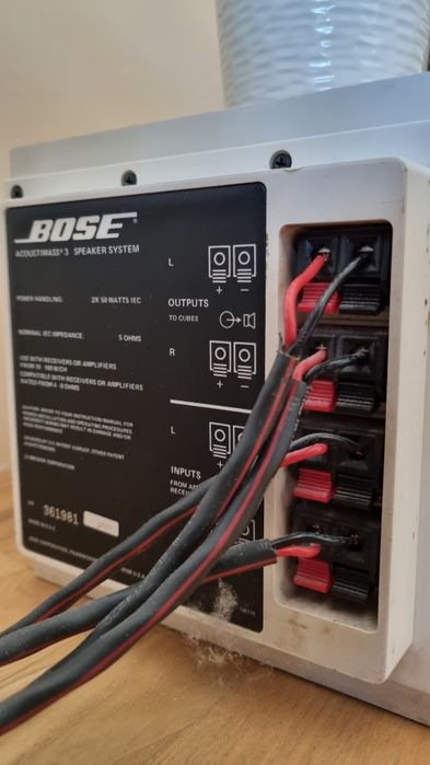 Bose Acoustimass 3 White (Białe) – System 2.1 – Stan bardzo dobry / Ok