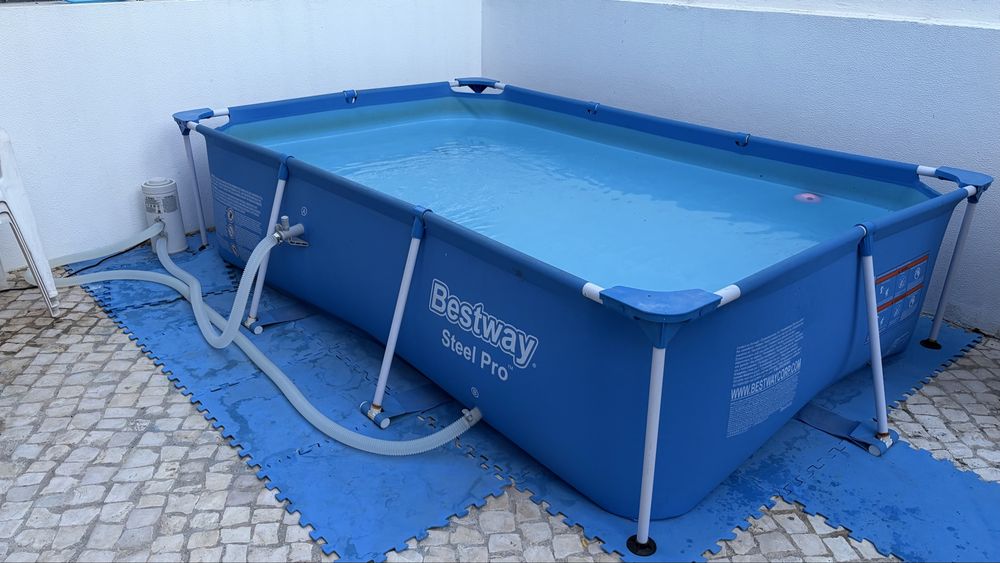 Piscina bestway steek pro (só piscina, filtro vendido em separado)