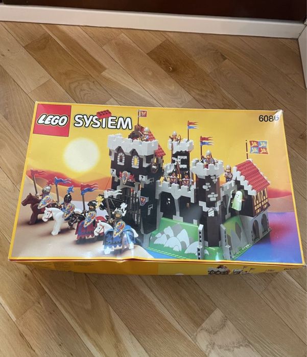 Lego zamek 6086 PLAKAT box manual