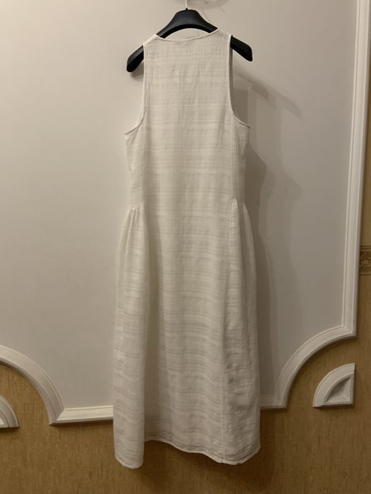 Літня біла довга сукня італія alpha studio