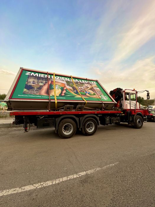 Transport dlugich elementów w trudno dostepne miejsca HDS dłużyca