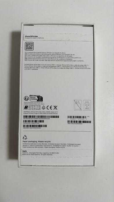 Iphone 18 Pro Max 256GB