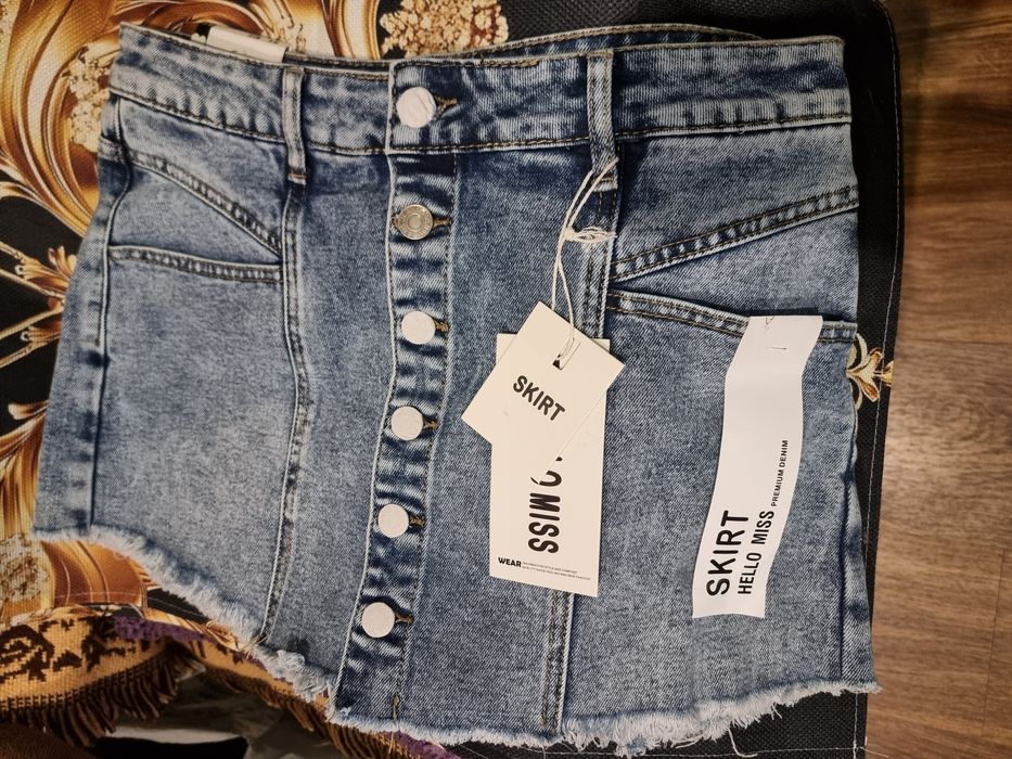 Spódnico-spodenki jeans