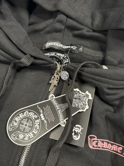 Худи зип Chrome Hearts | Кофта Хром хартс