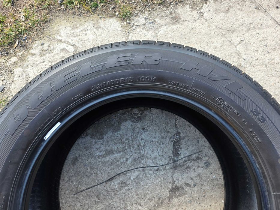 Opony letnie klasy premium BRIDGESTONE 225/60/18 ok. 6 mm