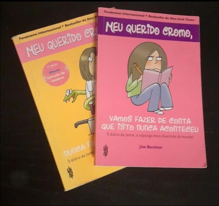Livros da coleção "Meu querido cromo"
