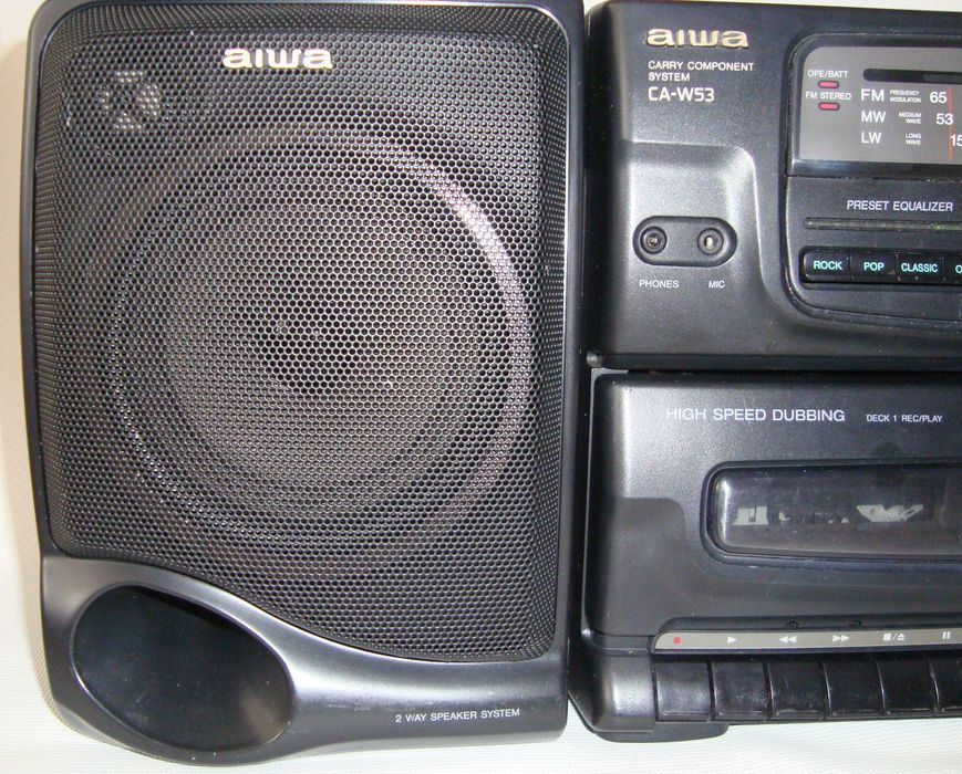 Музыкальный центр AIWA CA - W53 магнітола 2 касетна УКВ + FM Самовивіз