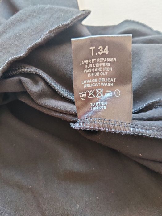 T-shirt de alças, túnica preta, La Mode est à Vous 34/36