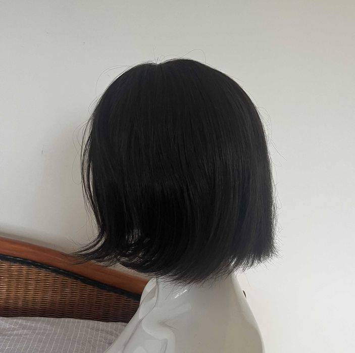 Peruka syntetyczna super jakość + kosmetyki i gwarancja, kolor czarny