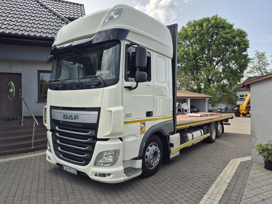Daf XF 106 460 Salon Polska BDF laweta Low Deck 2017r.