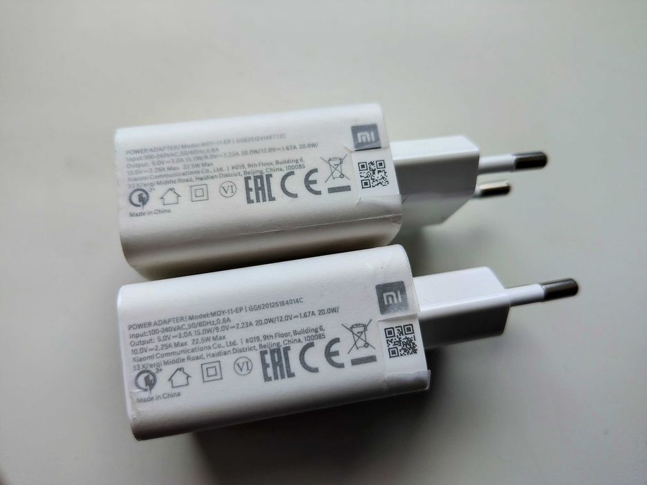 Зарядні пристрої Xiaomi MDI-10-EF та Xiaomi MDI-11-EP, оригінал)