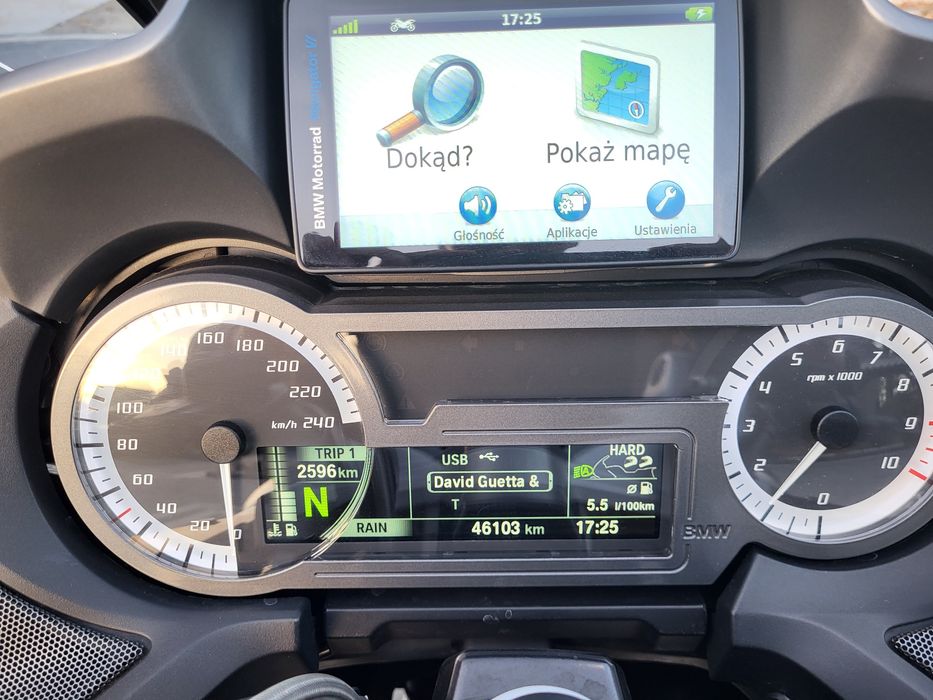 Motocykl BMW r1200rt. Radio.ESA. centralny zamek.