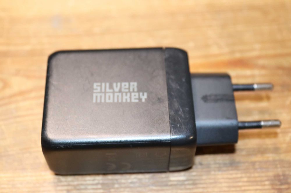 Ładowarka sieciowa Silver Monkey GaN 65W USB-C USB (6076)