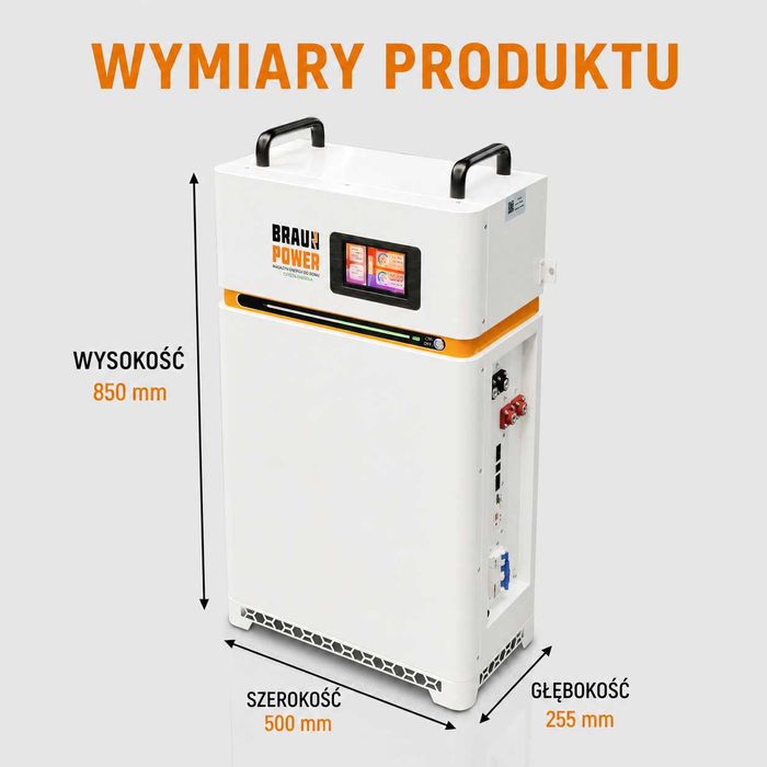 Magazyn Energii Braun Off-Grid 48V 314Ah 16KW LIFEPO4 LFP QQ7 Bogdan