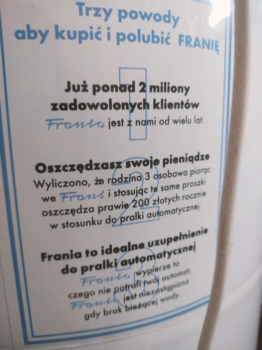 Pralka polska Frania 2010 r, pojemność 30 l