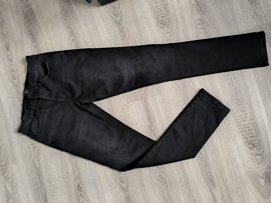 Czarne jeansy Next Skinny Fit W30 L33