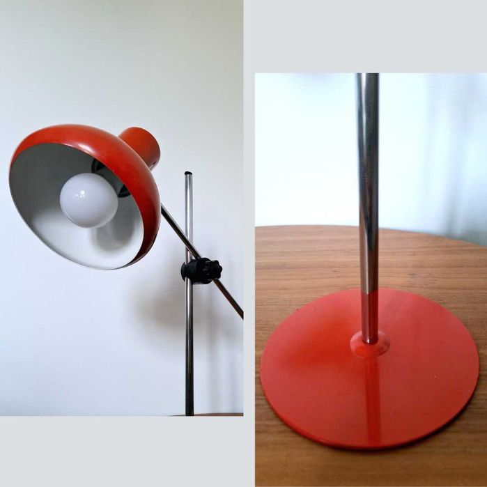 Candeeiros de secretária vintage 70s. Desk lamp