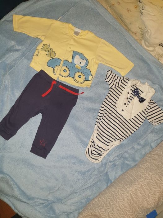 Paka ubrań 68 chłopiec