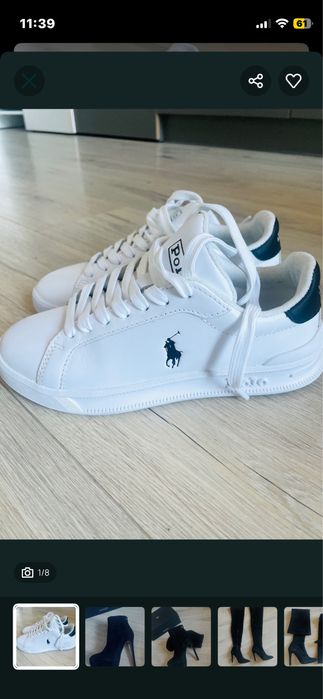 Sportowe skorzane buty