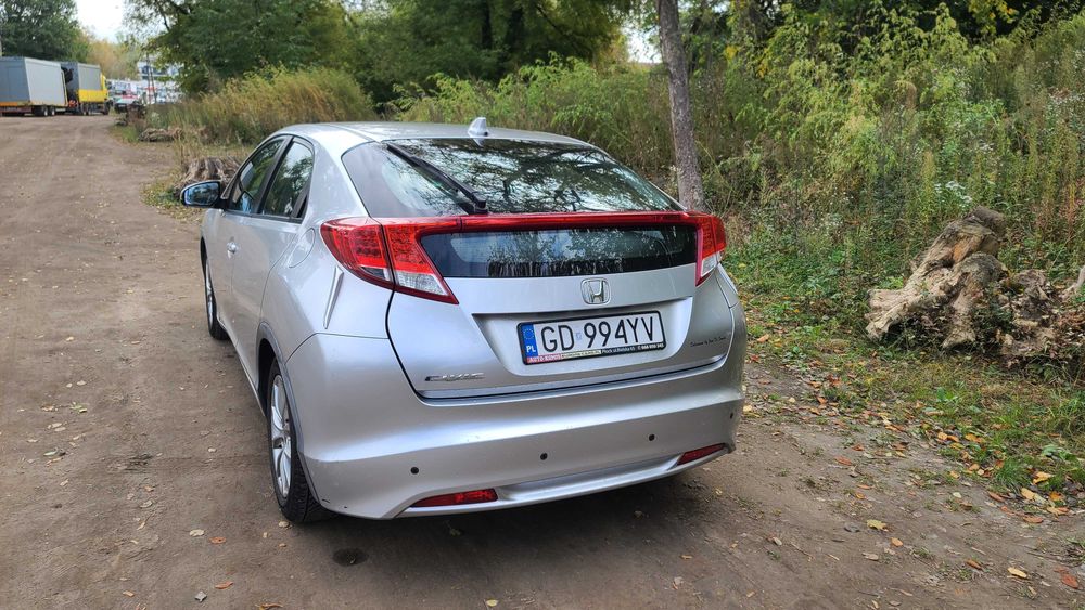 HONDA CIVIC IX Hatchback | 2013 roku | 1.4 Benzyna | Manual | Zarejestrowany | Zadbana bardzo dobry stan techniczny