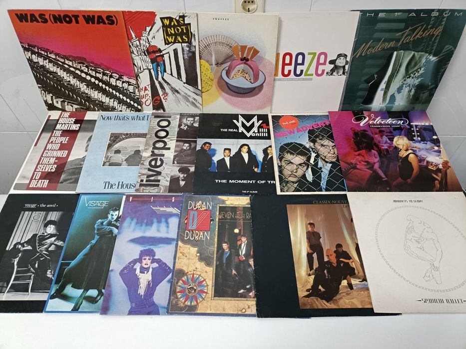 Anos 80: NEW WAVE, SYNTH POP, Neo Romantic, ELECTRO POP outros {vinis}