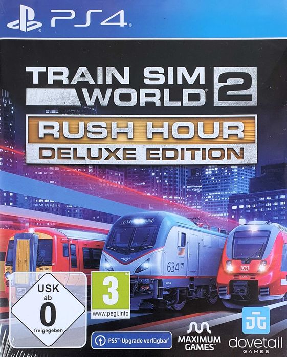 TRAIN SIM WORLD 2 RUSH HOUR Deluxe Edition PL Playstation 4 PS4 Nowa