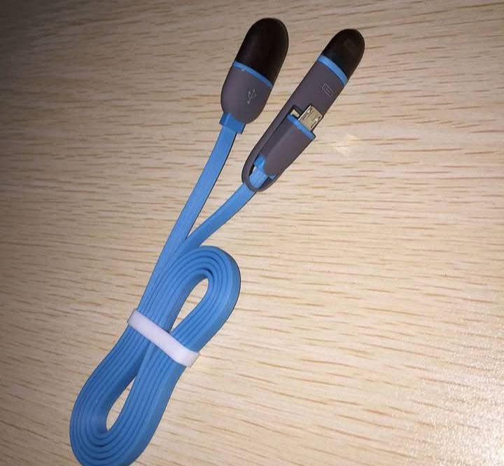 2 в 1 Micro USB кабель быстрой зарядки мобильных телефонов Кабели