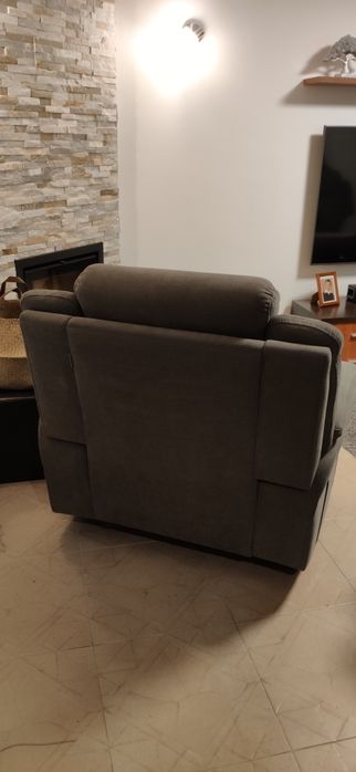 Sofá poltrona 1 lugar cinzento