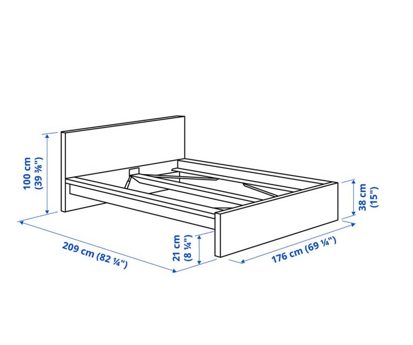 Cama Malm 200X160