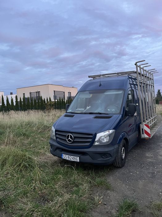 Mecedes Sprinter 316 cdi 2016 r L2H2 z rama do przewozu okien i szkla