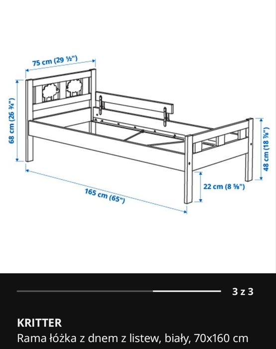 Łóżko dziecięce Ikea