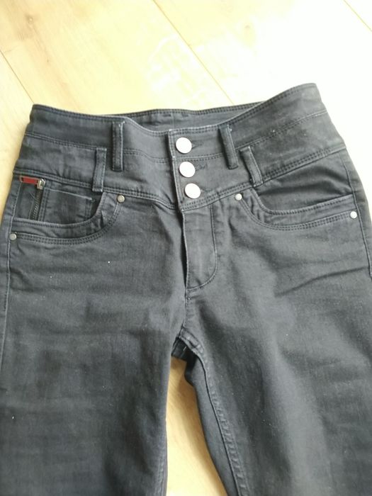 Spodnie 34 Orsay damskie czarne rurki