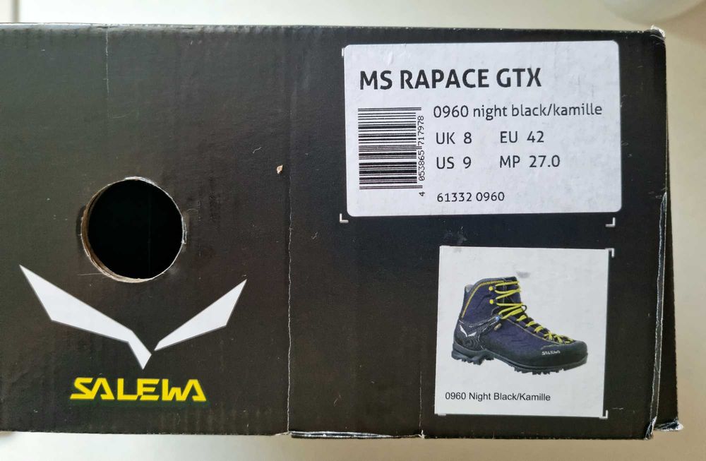 Buty Salewa Rapace GTX - night black/kamille Rozmiar 42 (27 cm)