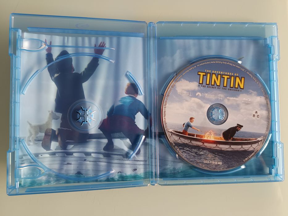 Blu-ray Tintim o segredo de licorne